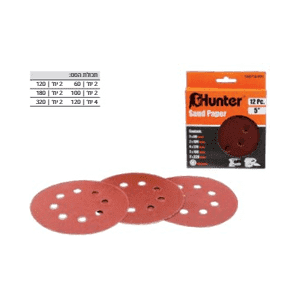 סט 12 ניירות ליטוש למלטשת