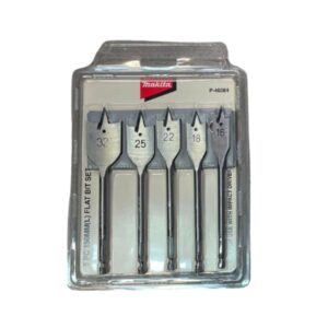 סט 5 מקדחי פרפר מקיטה לקידוח בעץ באורך 150 ממ