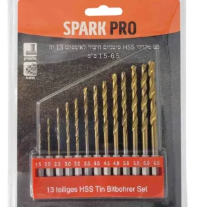 סט מקדחי HSS טיטניום 13 יח (חיבור לאימפקט)