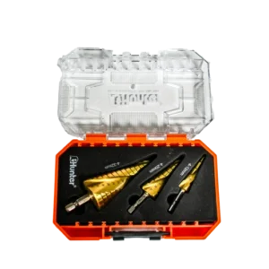 120113-013 - סט 3 מקדחים מדורג ספירלי 4-32