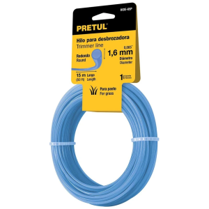 חוט חיתוך ניילון לחרמש מוטורי אורך 15 מ'' 1.6mm TRUPER PRETU