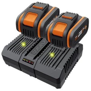 מטען כפול וסוללות WORX| WA3611 | 4AHX2 | 20V
