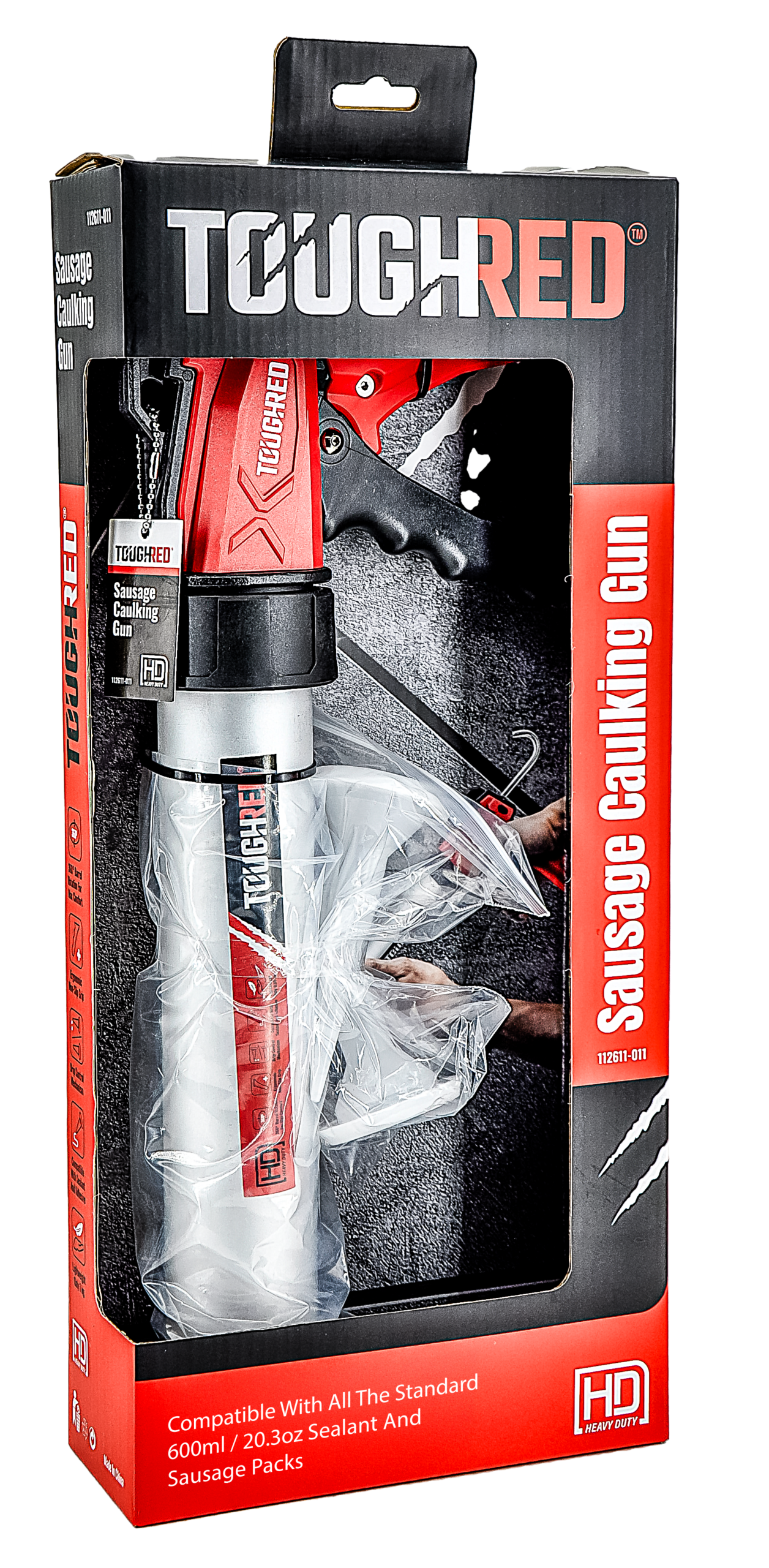 112611-013 - אקדח מרק צינור מקצועי לסיקה 600 מל כח דחיפה 135 קג (6)